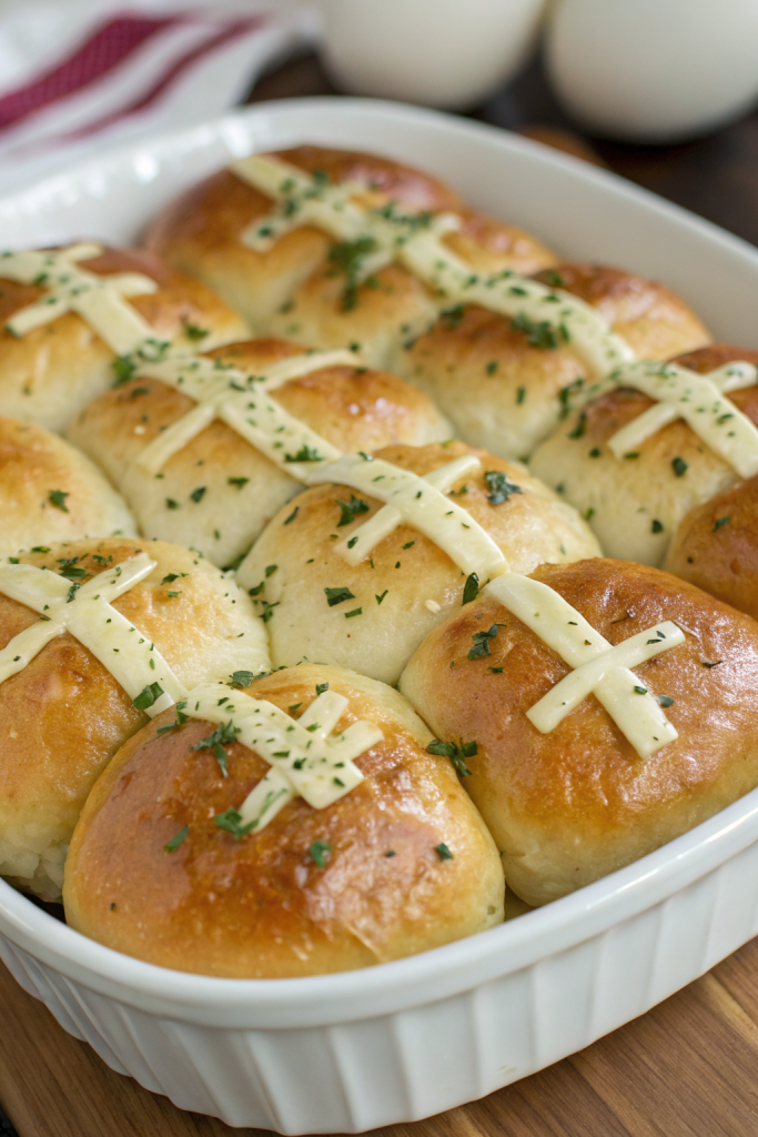 Football-Shaped Cheesy Stuffed Garlic Bread Rolls Recipe