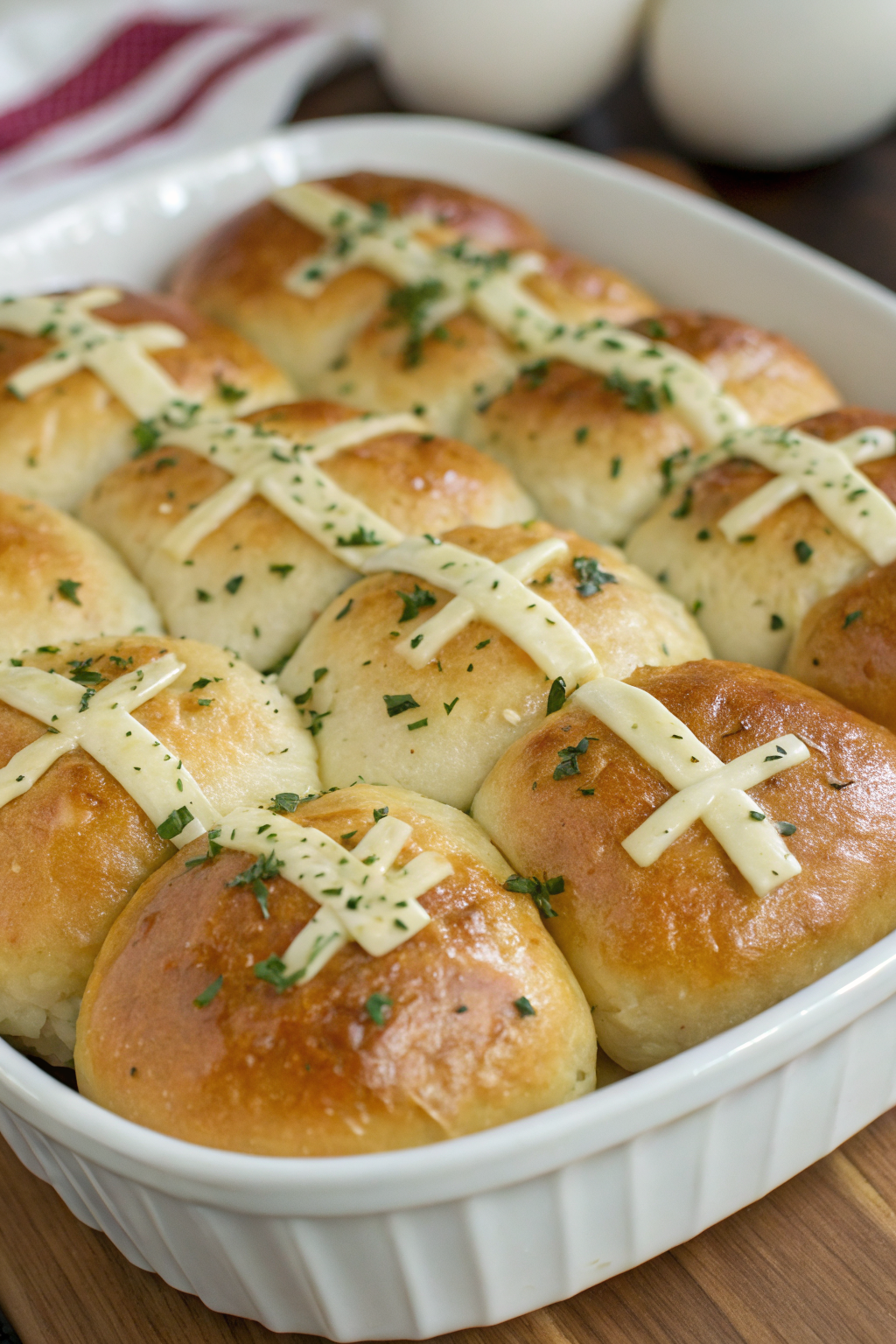 Football-Shaped Cheesy Stuffed Garlic Bread Rolls Recipe