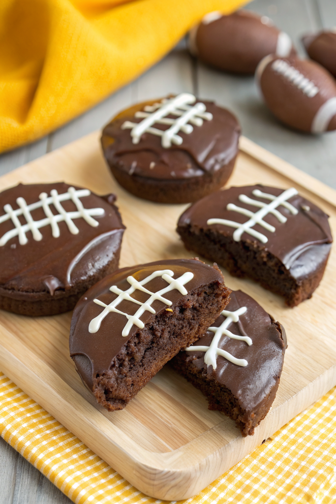 Fudgy Football Brownies Recipe
