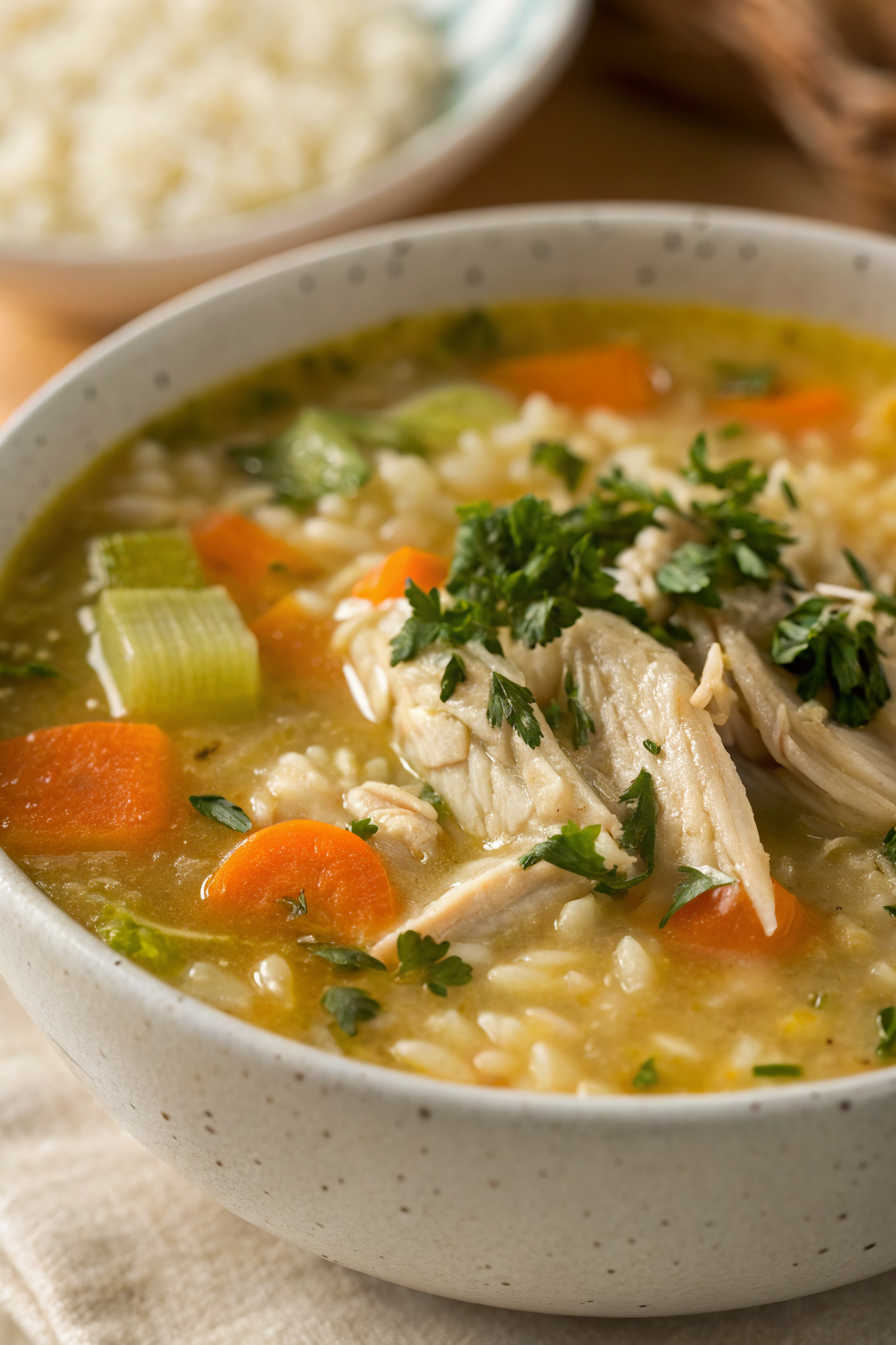 Homemade Chicken Rice Soup Recipe