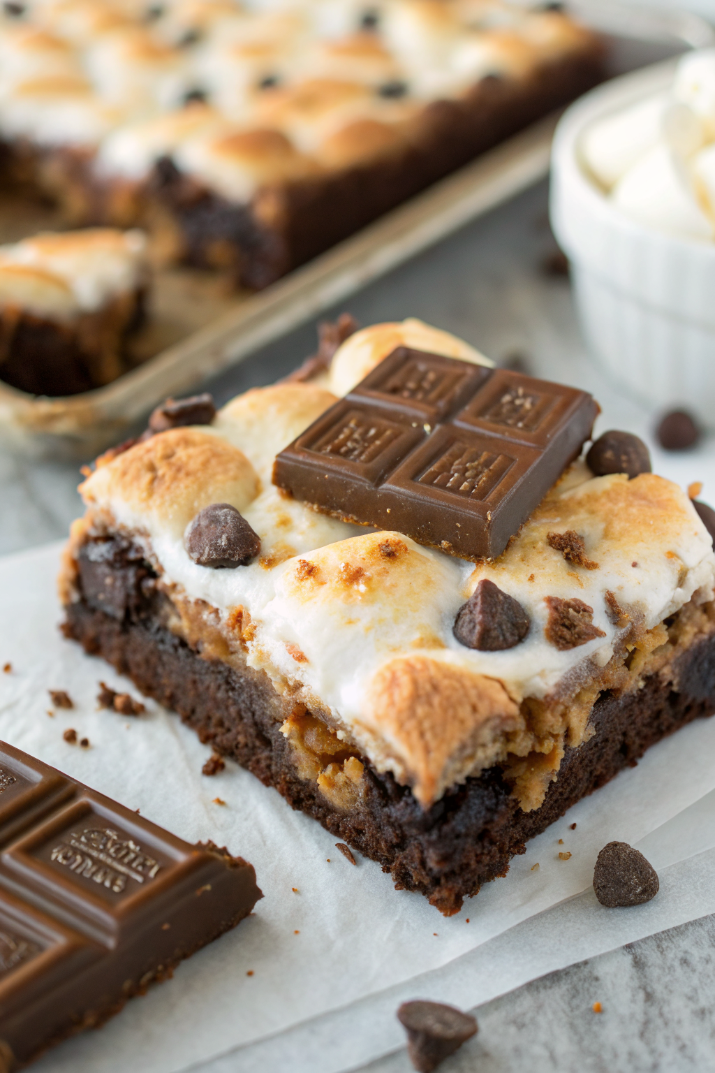 Homemade S'mores Brownies Recipe