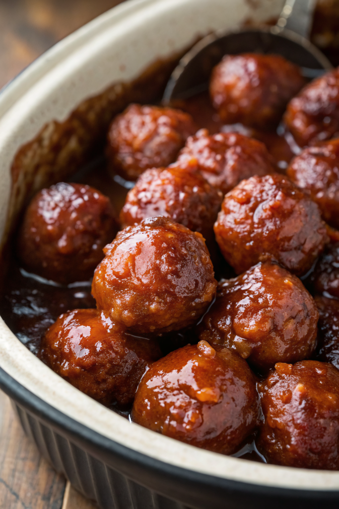 Honey BBQ Crockpot Meatballs Recipe