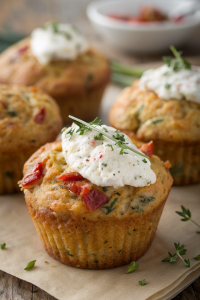 Parmesan Zucchini Potato Muffins Recipe
