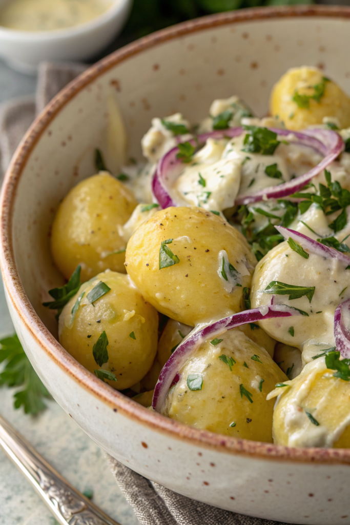 Sour Cream and Onion Potato Salad