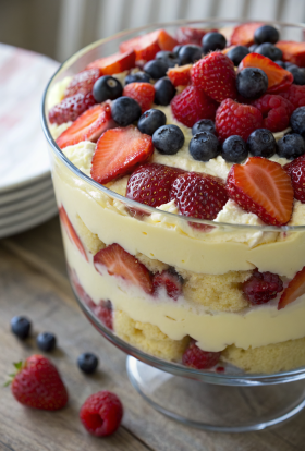 Angel Food Berry Trifle Recipe