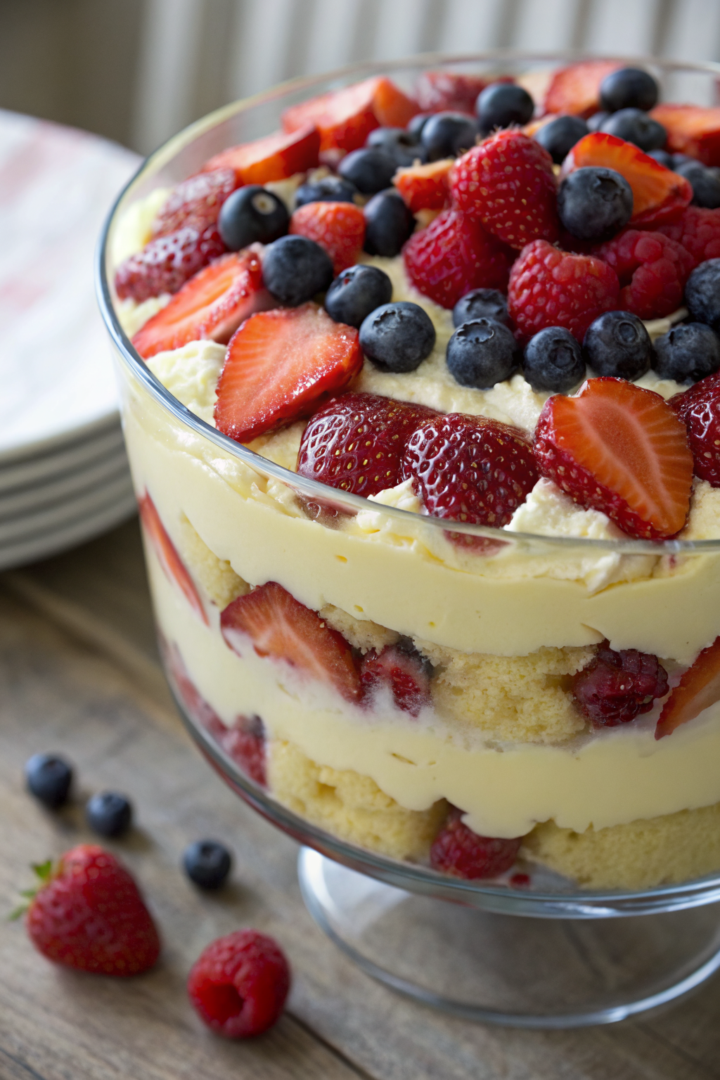 Angel Food Berry Trifle Recipe