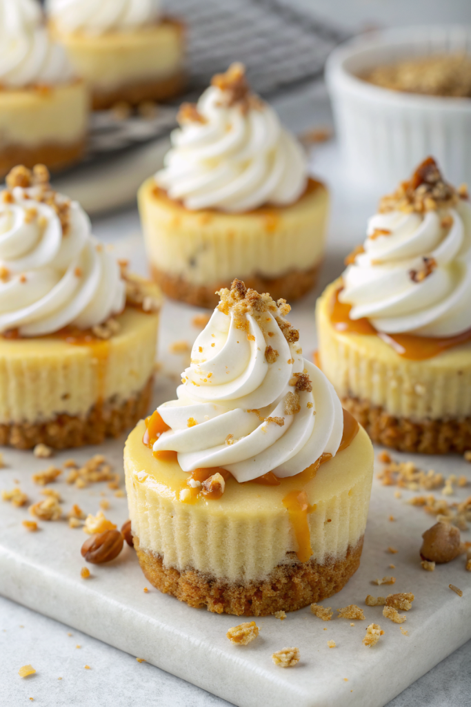 Apple Crisp Mini Cheesecakes Recipe