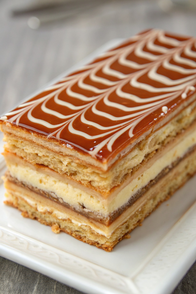 Apple Mille Feuille with Vanilla Custard Recipe