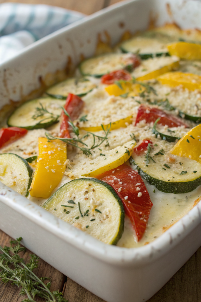 Baked Zucchini and Cheese Recipe