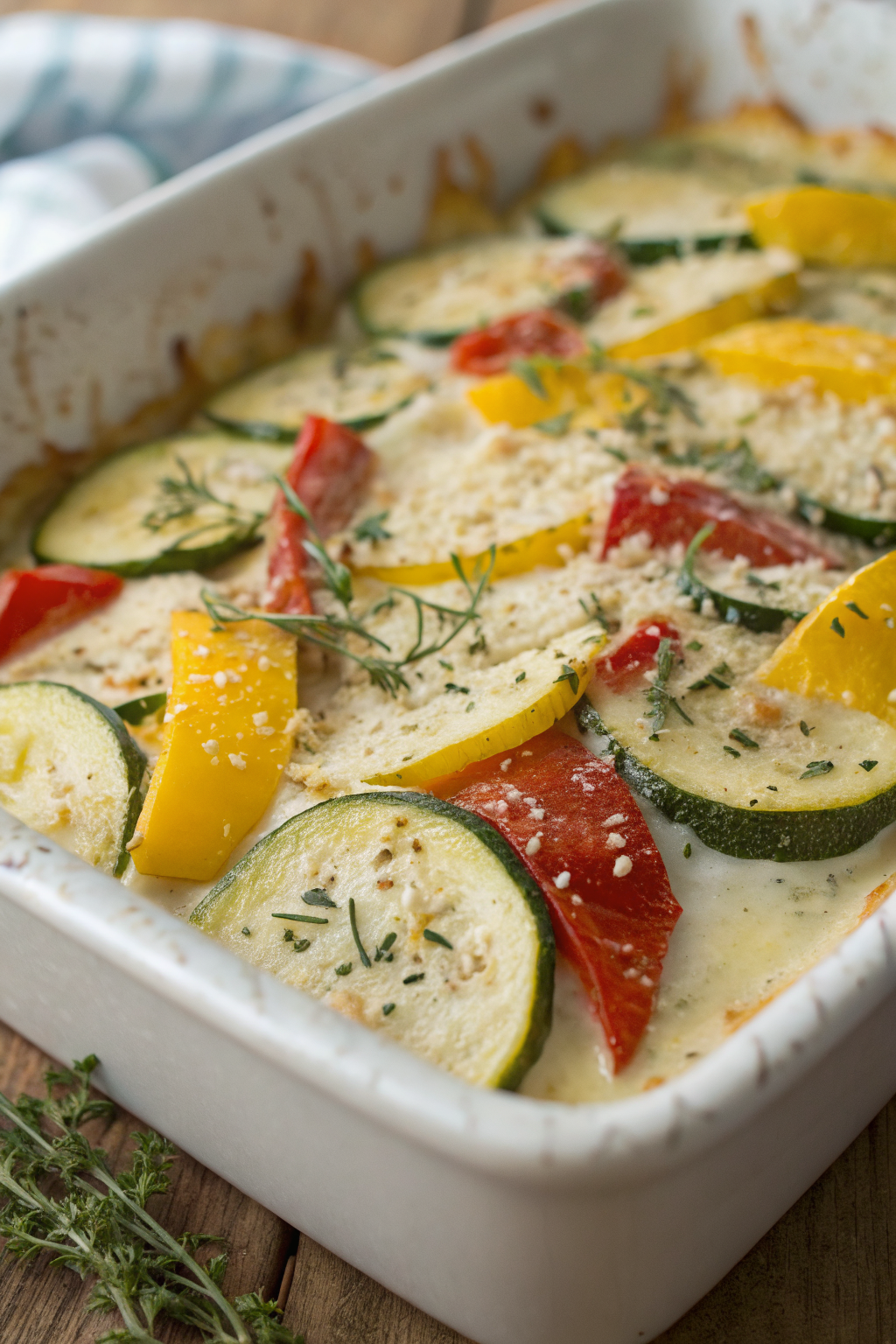 Baked Zucchini and Cheese Recipe