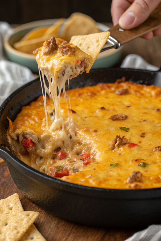 Buffalo Chicken Dip Stove Top