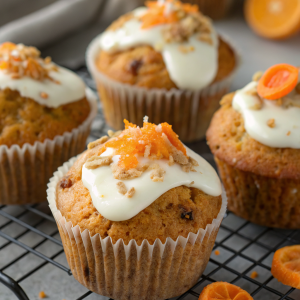 Carrot Cake Zucchini Muffins Recipe