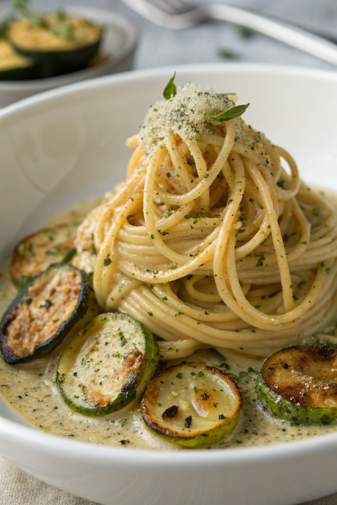 Creamy Zucchini Lemon Pasta Recipe