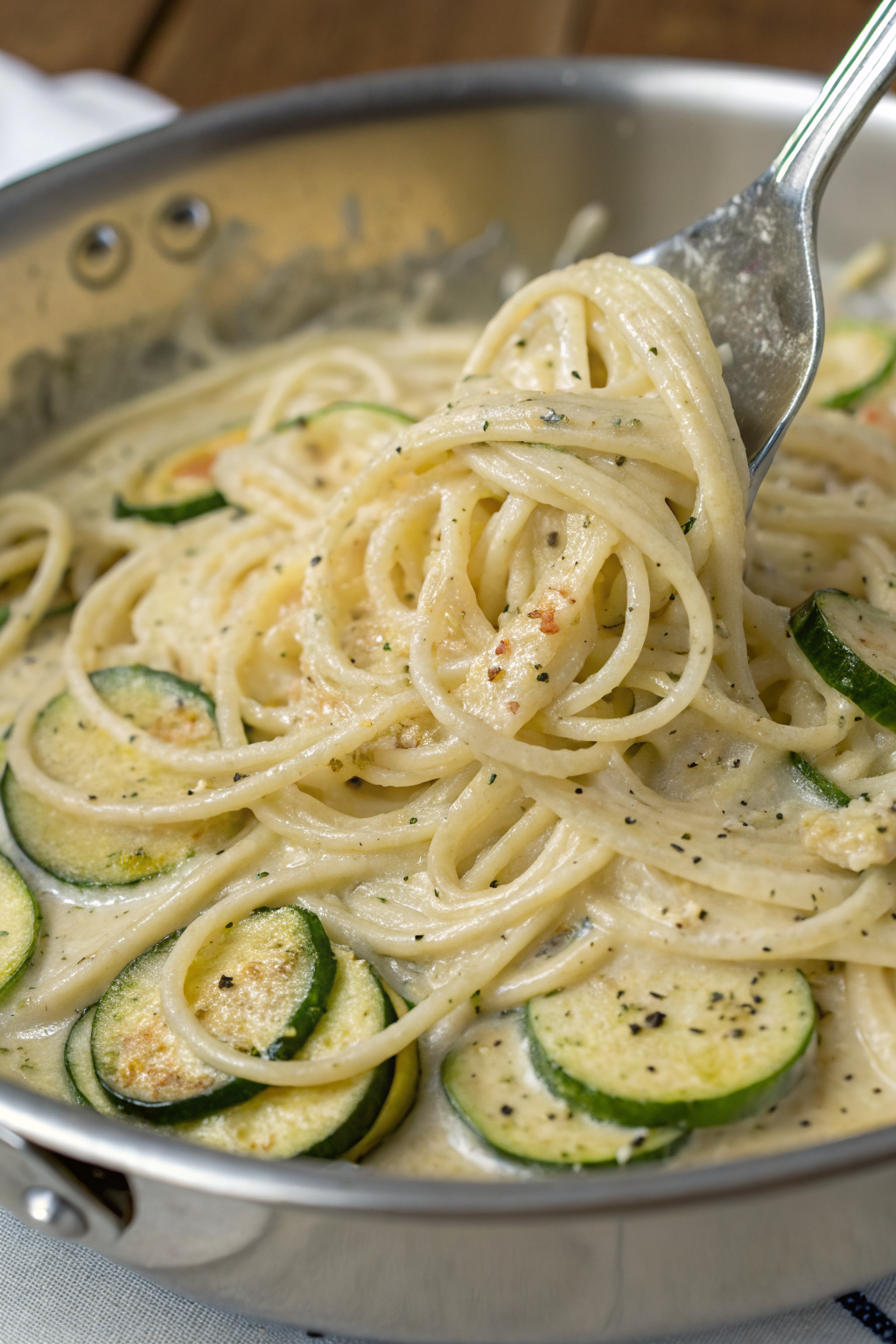 Creamy Zucchini Pasta Recipe