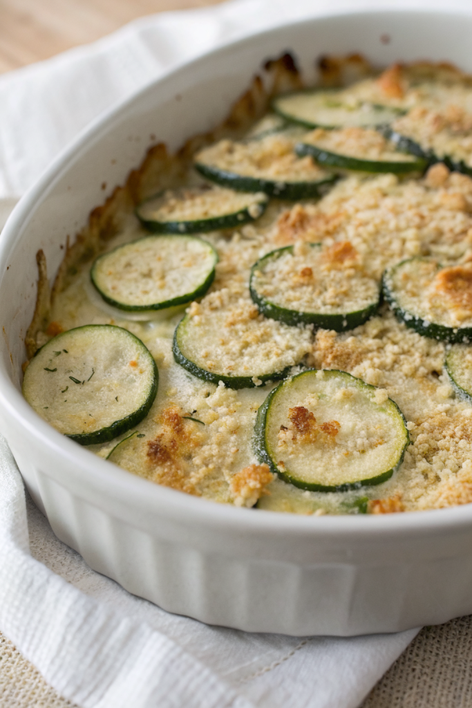 Easy Cheesy Zucchini Casserole Recipe