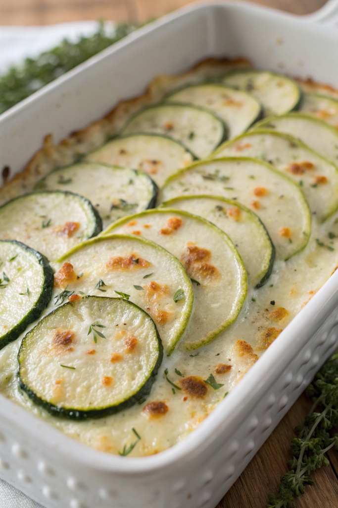 Easy Zucchini Au Gratin Recipe