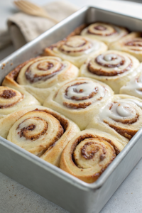 Fluffy Cinnamon Rolls with Creamy Glaze Recipe