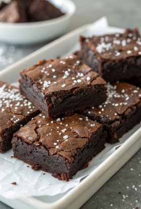 Fudgy Dark Chocolate Zucchini Brownies Recipe