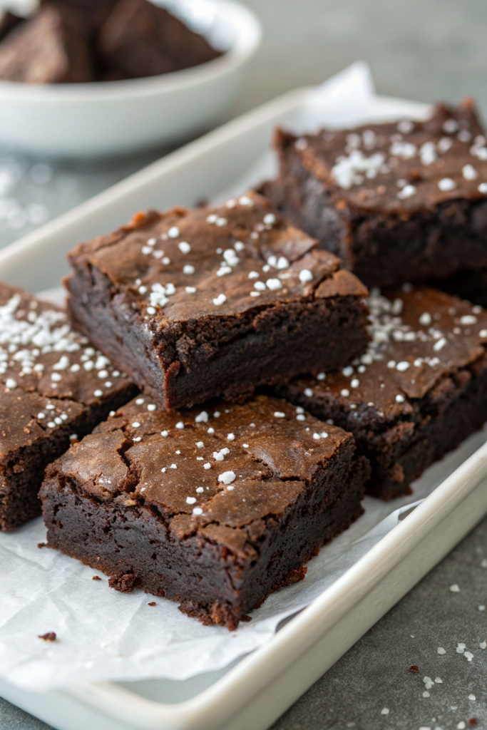 Fudgy Dark Chocolate Zucchini Brownies Recipe