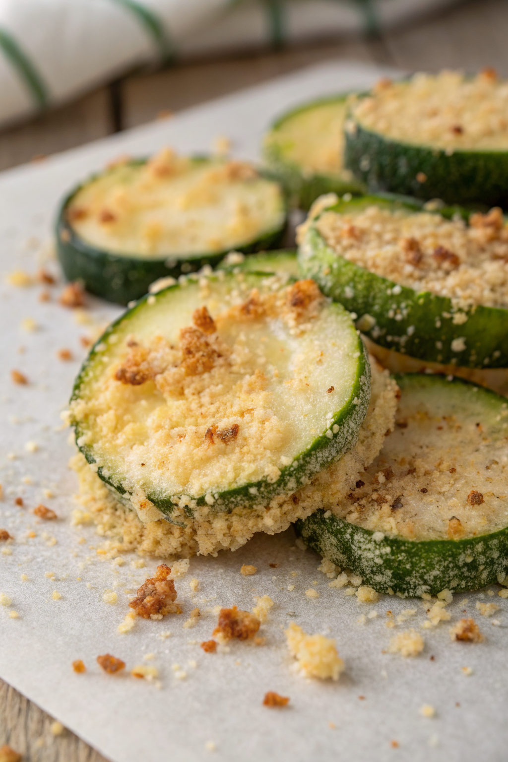 Garlic Parmesan Zucchini Chips