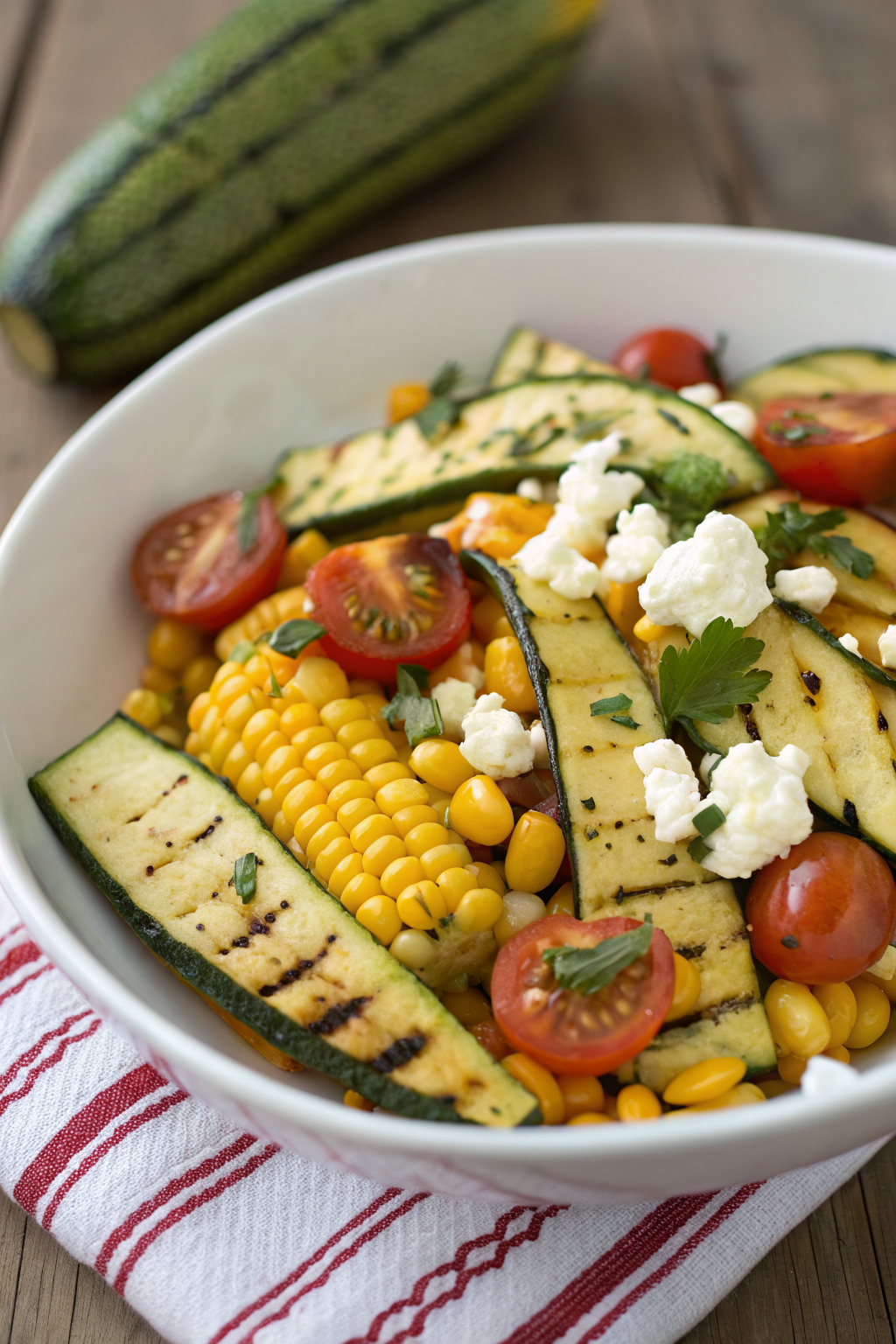 Grilled Zucchini Salad