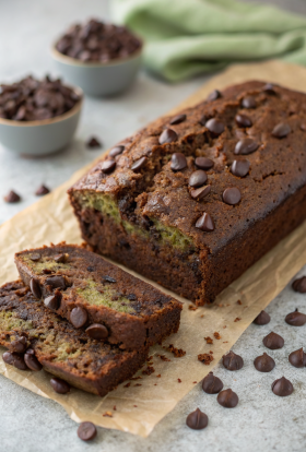 Healthy Chocolate Zucchini Bread Recipe