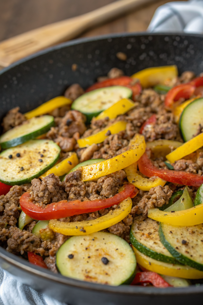 Healthy Zucchini Beef Stir-Fry Recipe