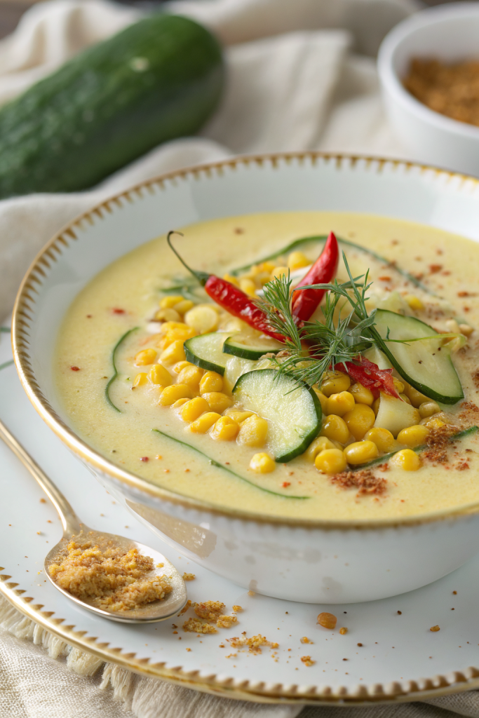 Instant Pot Thai Soup With Corn and Zucchini
