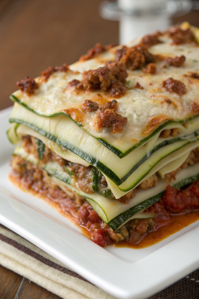 Keto Zucchini Lasagna Recipe
