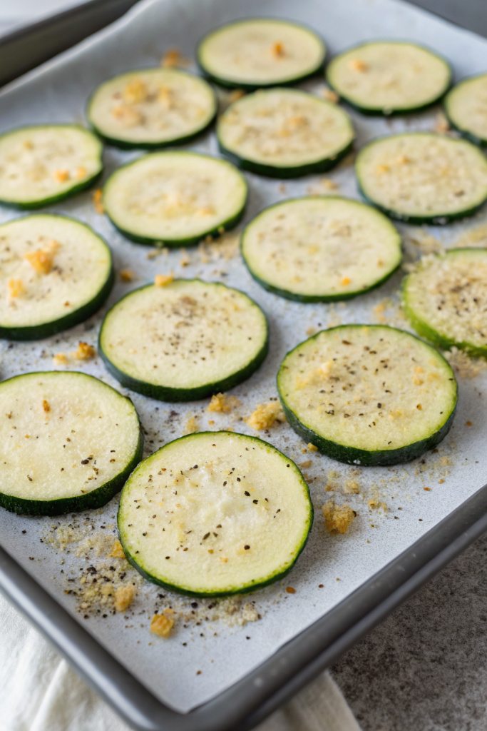 Low Calorie Zucchini Chips