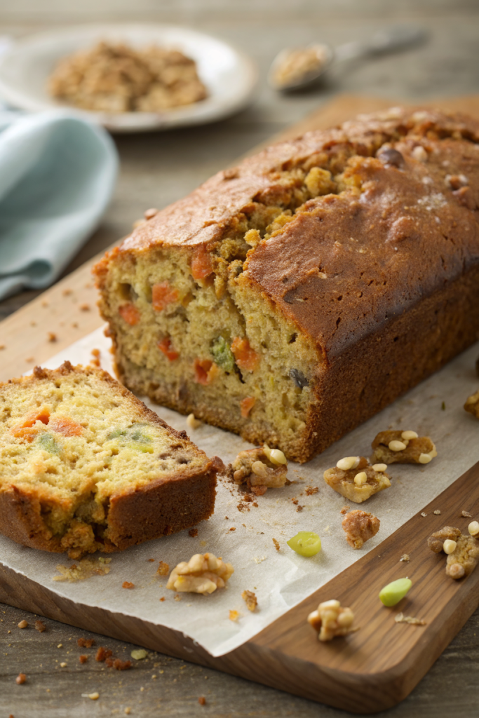 Spiced Zucchini Carrot Bread Recipe
