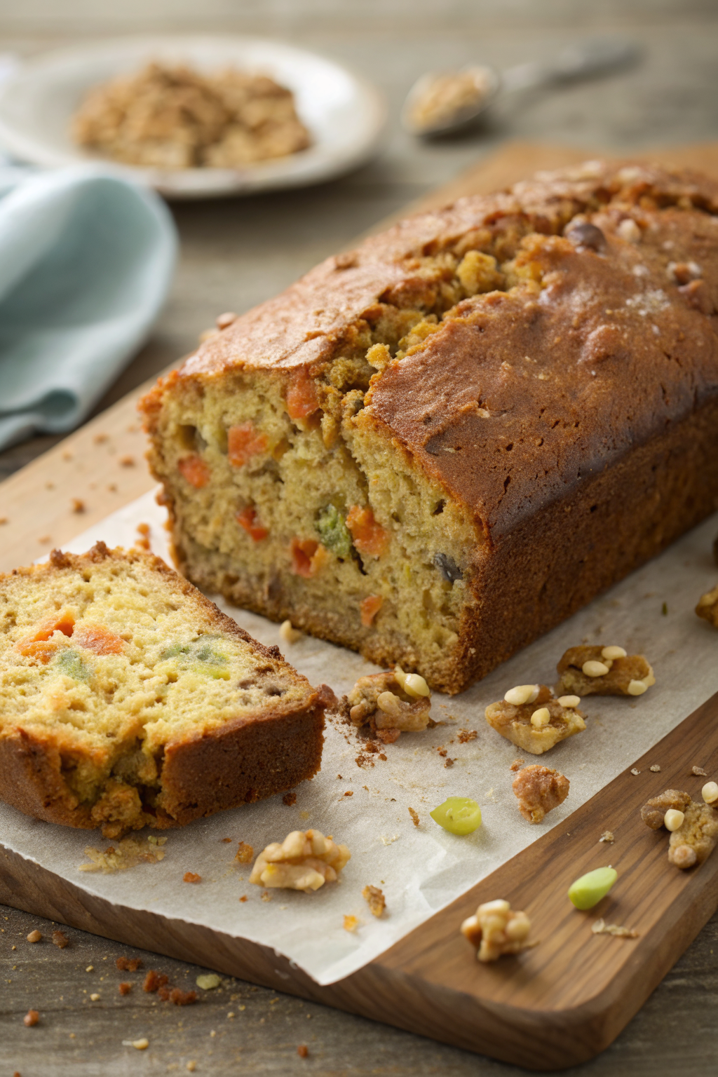 Spiced Zucchini Carrot Bread Recipe