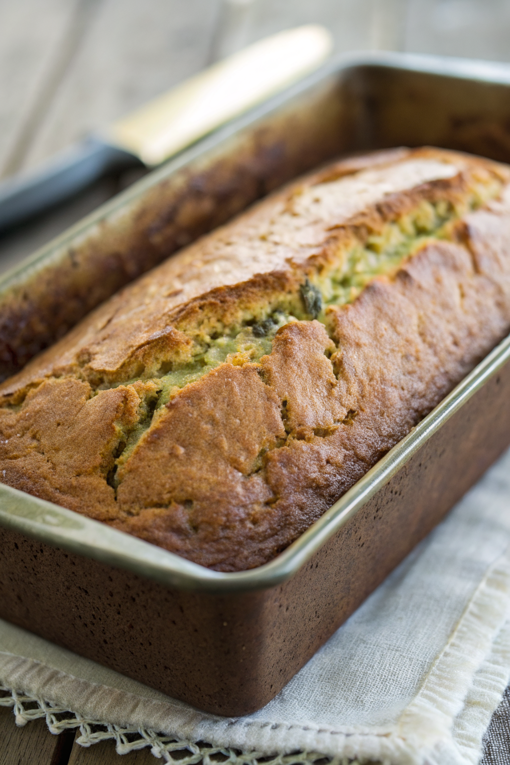 Sweet Cinnamon Zucchini Bread With Brown Sugar