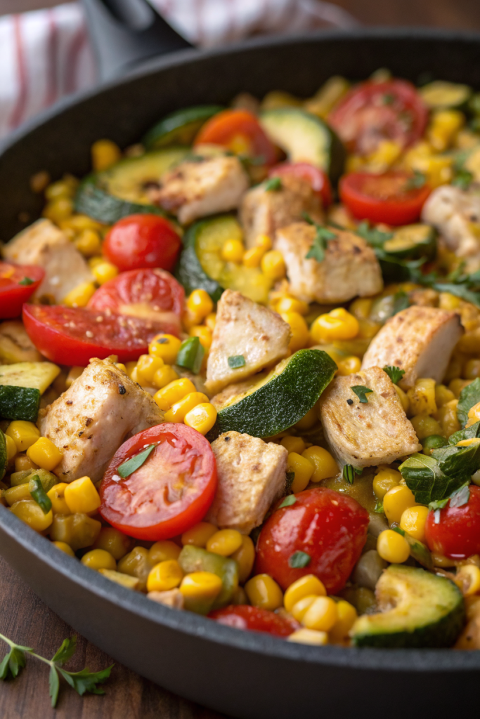 Tex Mex Chicken and Zucchini Recipe