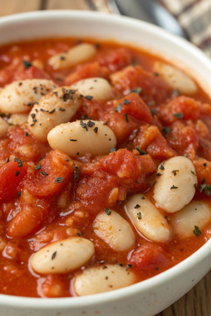 Tomato Basil Butter Beans Recipe