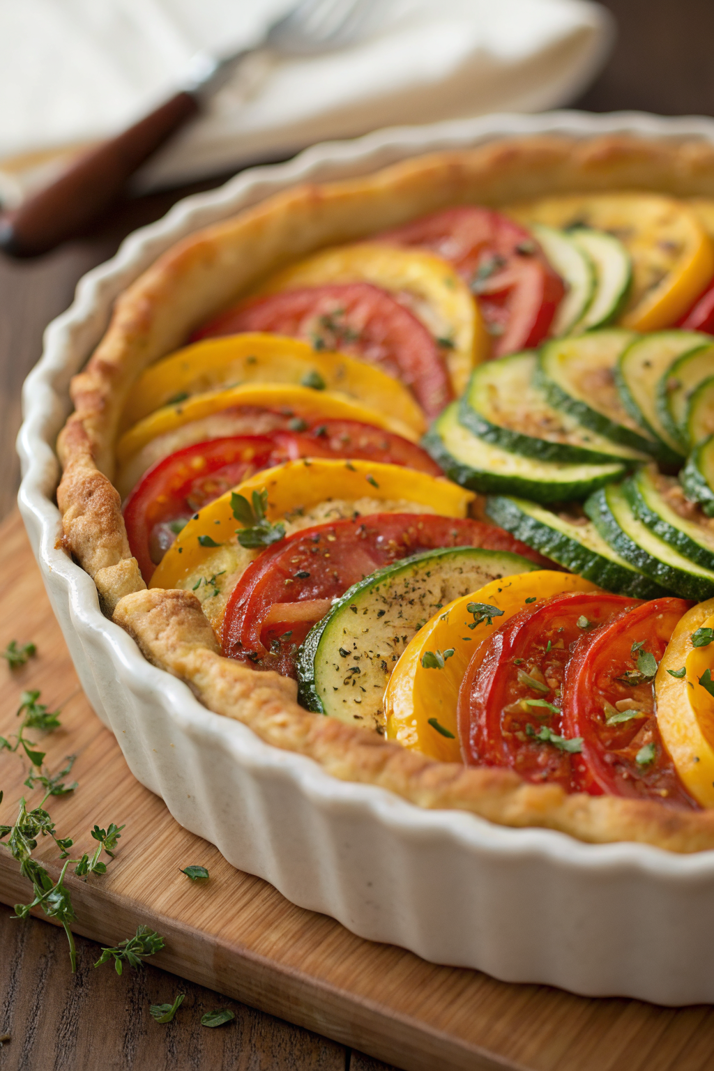 Tomato Zucchini Quiche Recipe