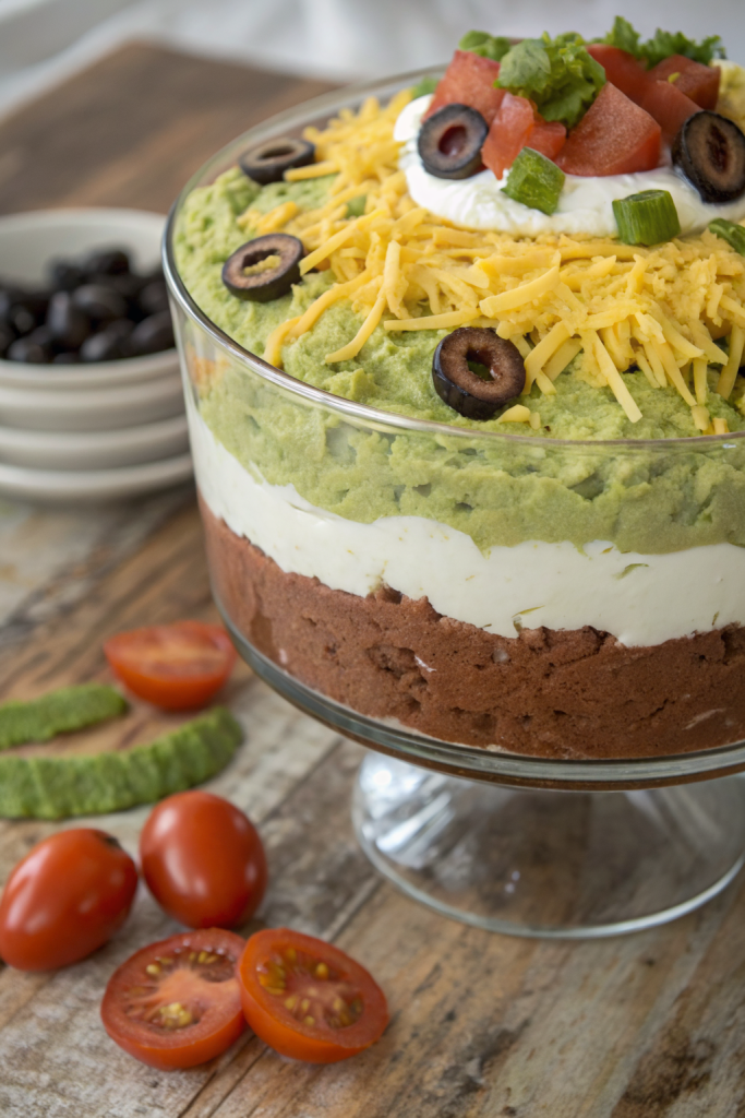 Vegetarian Layered Taco Dip Recipe