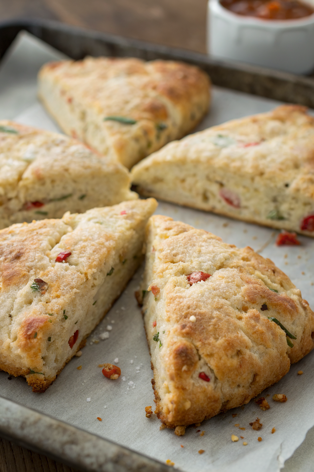 Zucchini Cheddar Scones Recipe