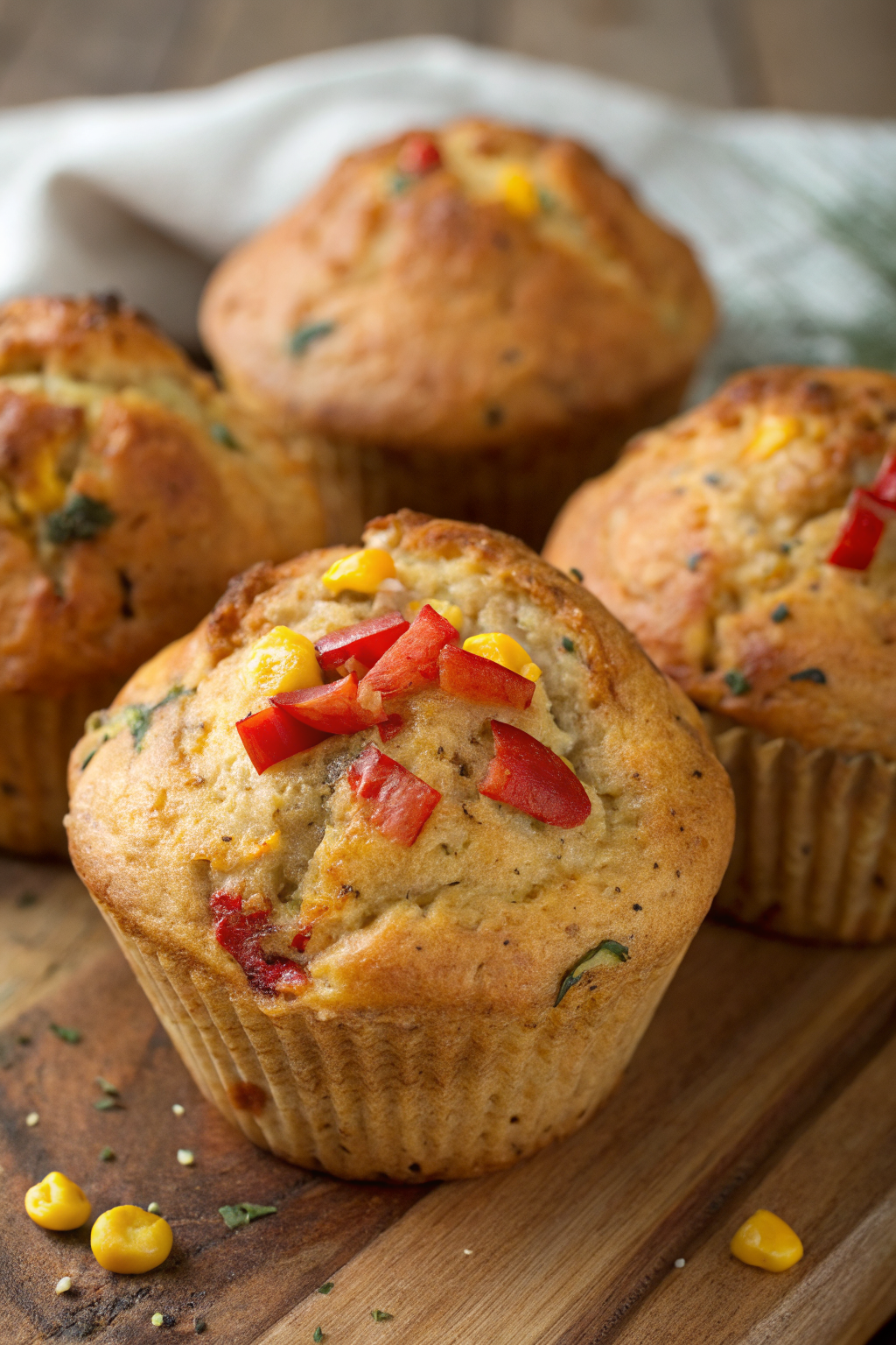 Zucchini Cheese Muffins Recipe