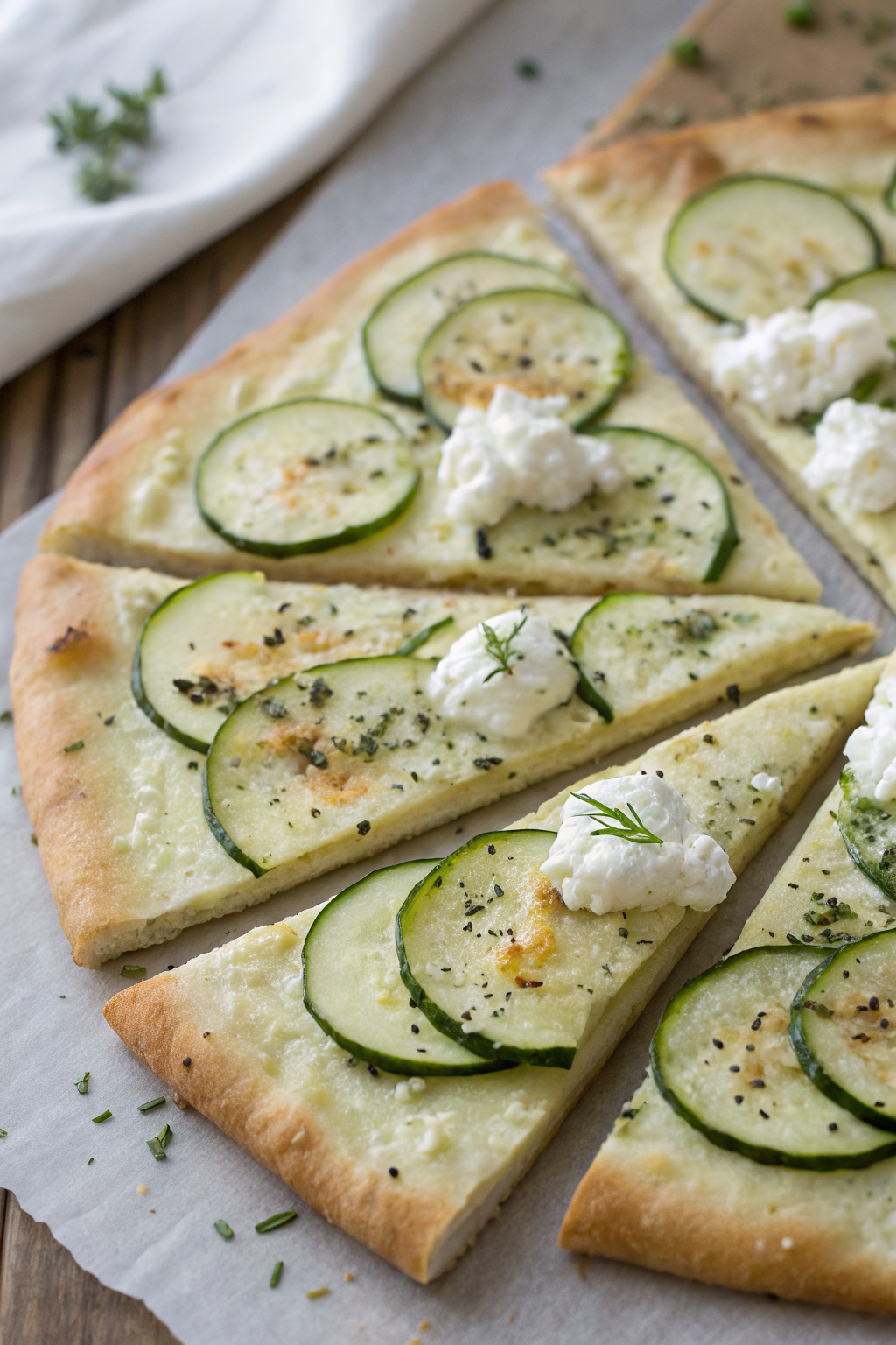 Zucchini Grilled Pizza Recipe