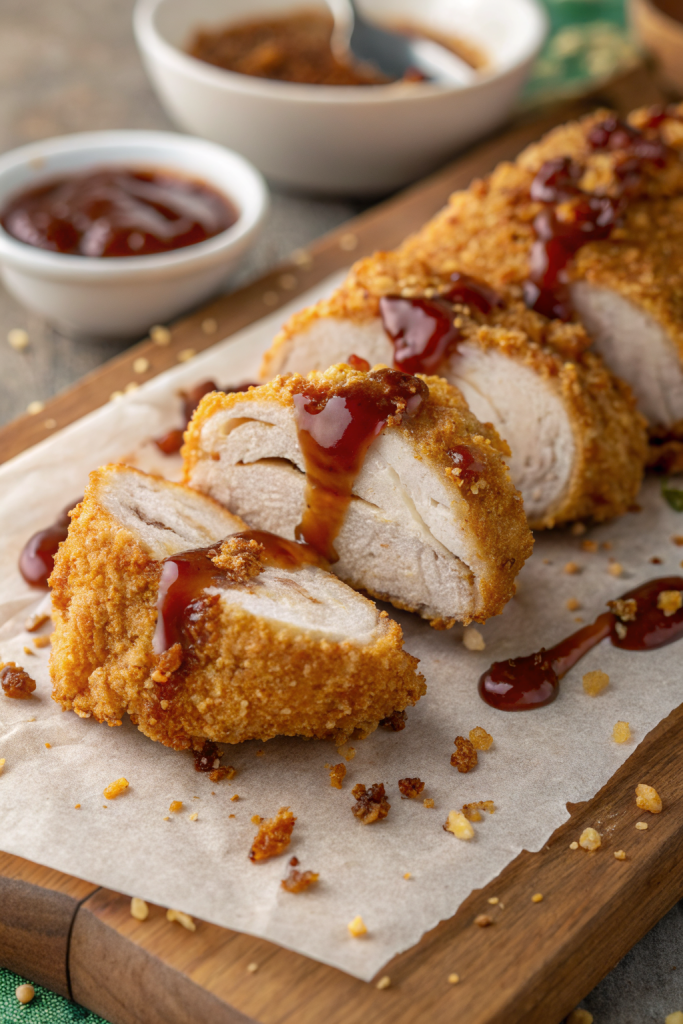Baked Crunchy Hot Honey Chicken Recipe