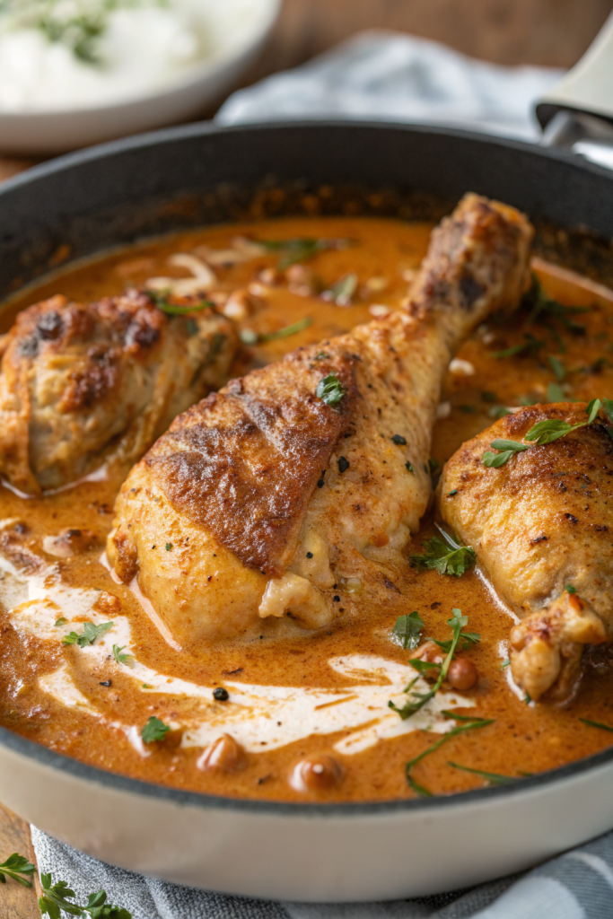 Chicken Curry With Cucumber Yoghurt