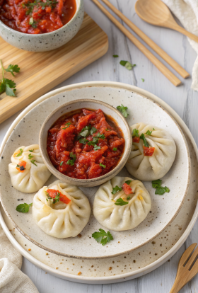 Chicken Momo Dumplings Recipe
