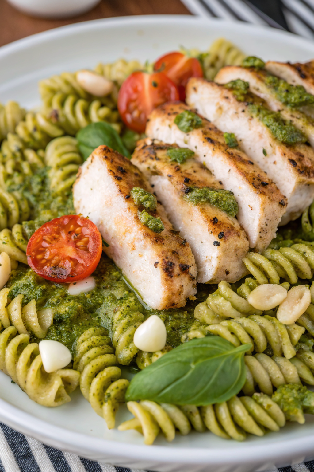Chicken Pesto Pasta Salad