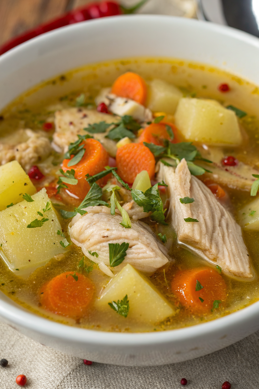 Chicken Soup with Potatoes