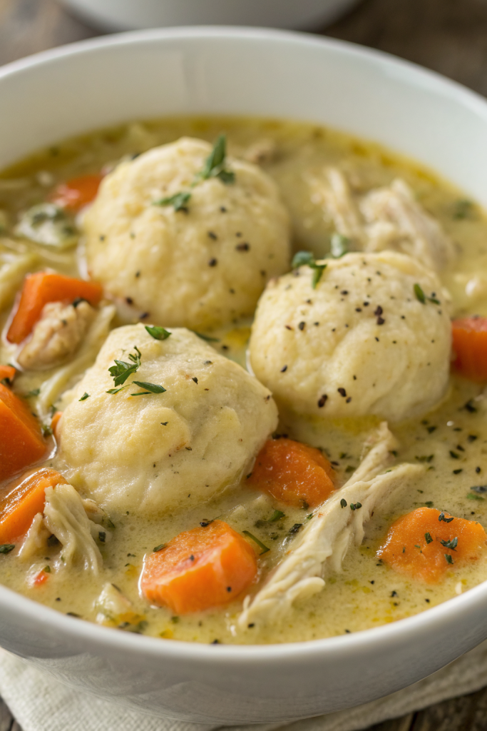 Chicken and Pumpkin Dumplings Recipe