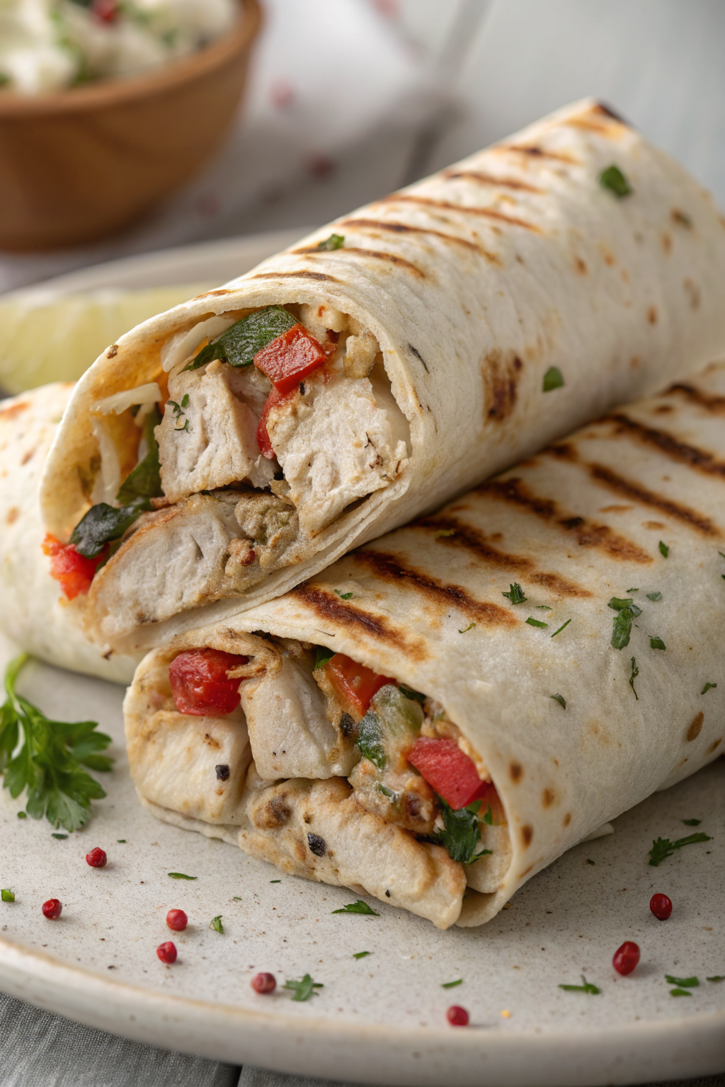Chipotle Ranch Grilled Chicken Burrito Recipe