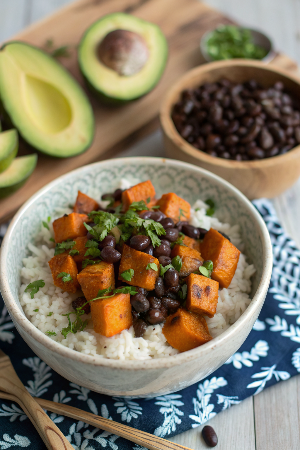 Chipotle Roasted Butternut Squash and Black Beans