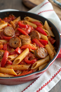 Creamy Cajun Sausage Pasta Recipe