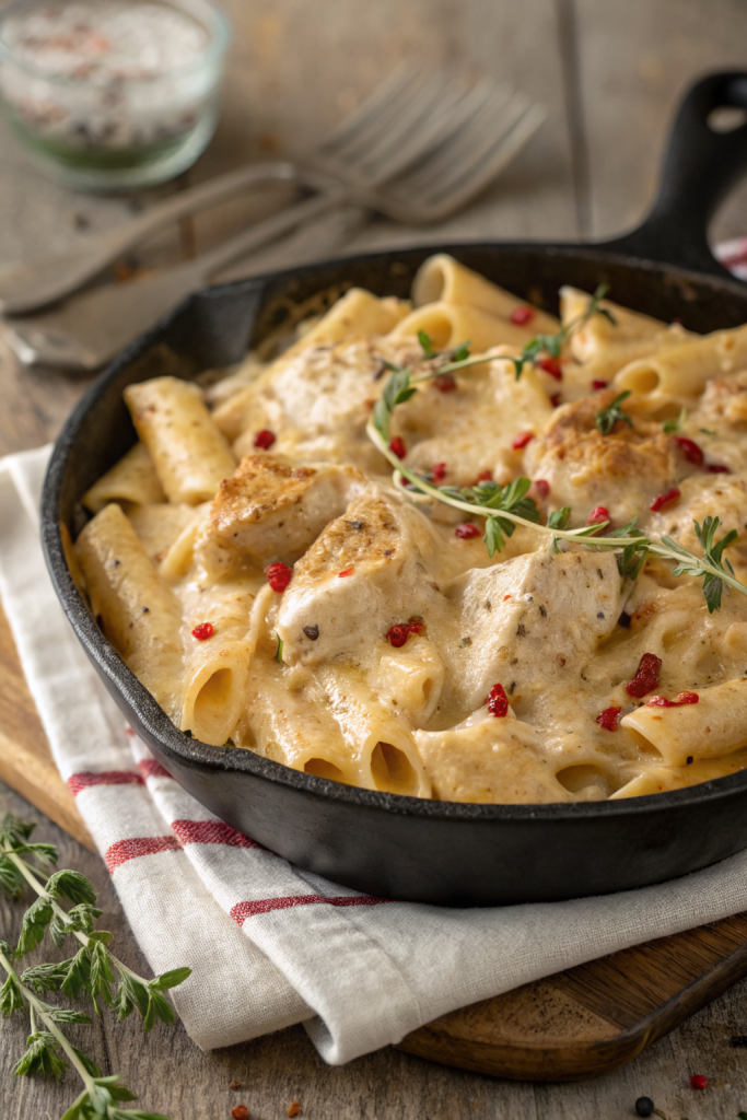 Creamy Spaghetti Chicken Recipe